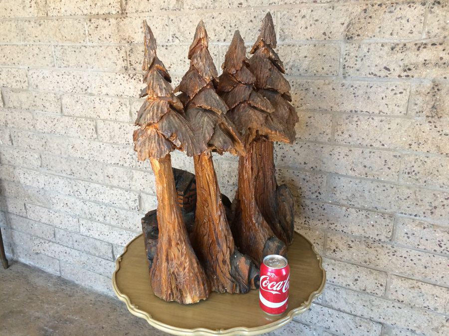 Large Hand Carved Wood Cabin In the Forrest [Photo 10]