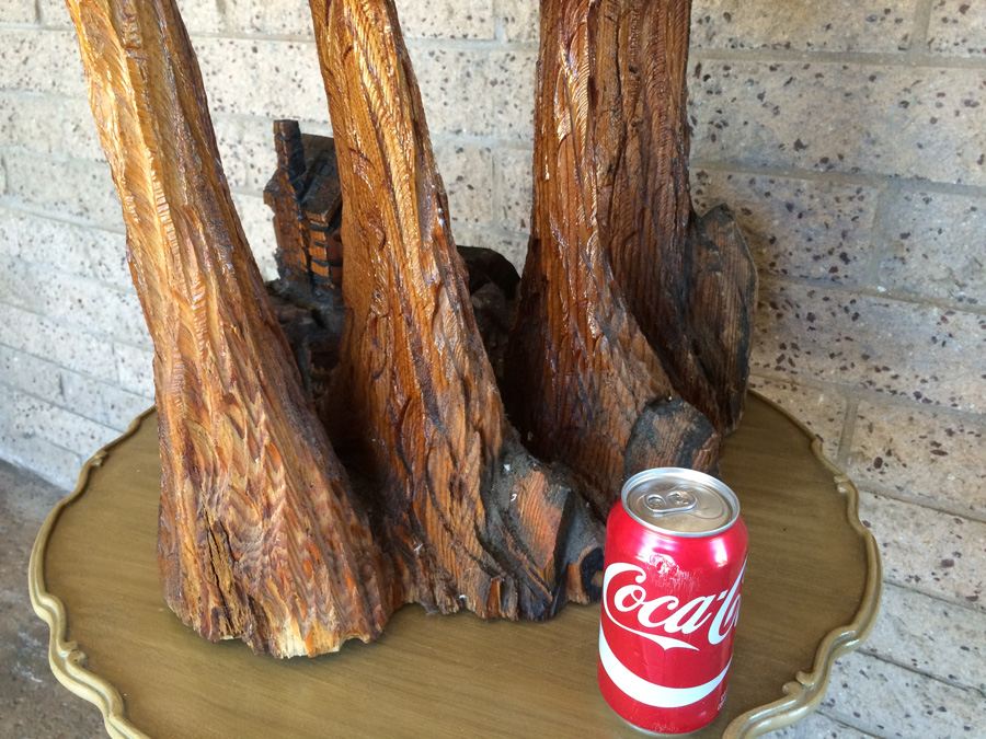 Large Hand Carved Wood Cabin In the Forrest [Photo 12]