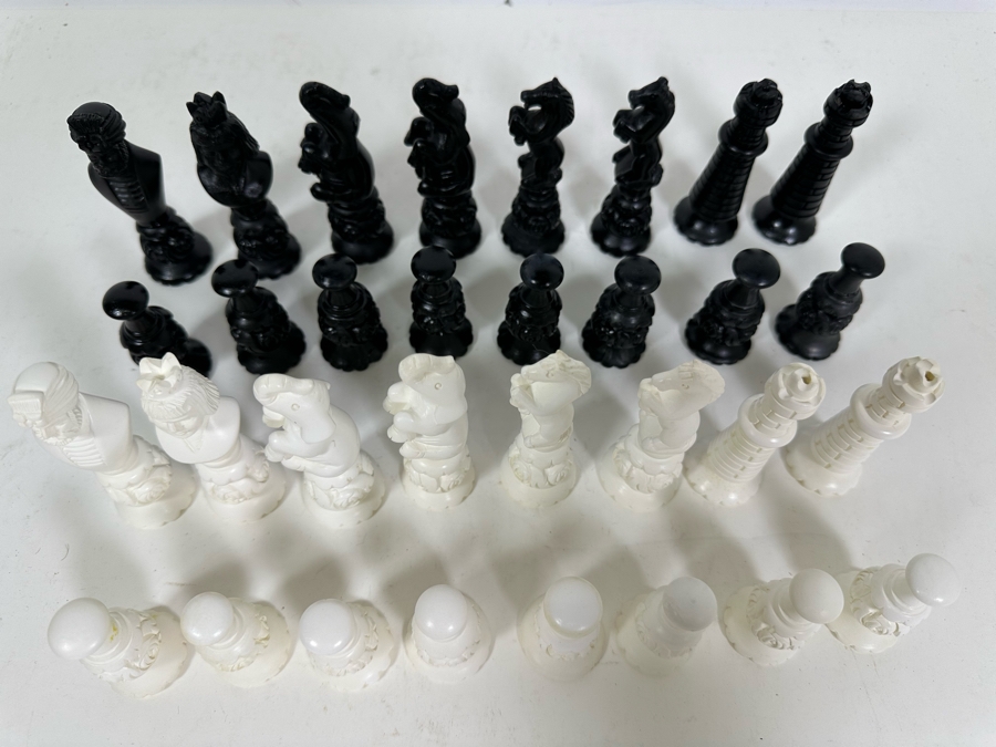 Vintage Carved Meerschaum Chess Pieces [Photo 11]