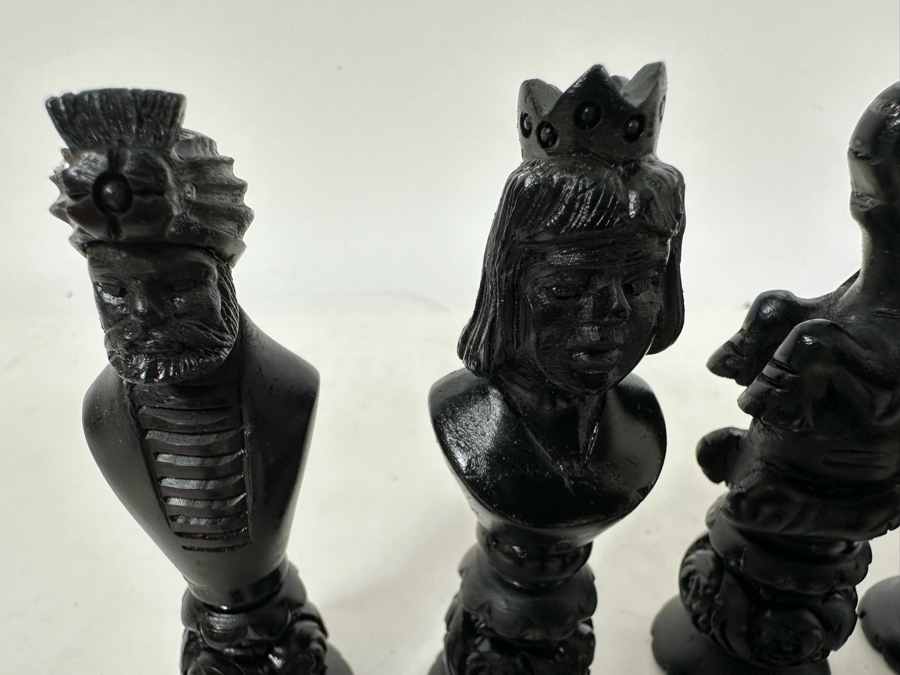 Vintage Carved Meerschaum Chess Pieces [Photo 8]