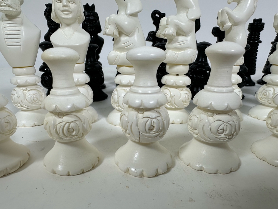 Vintage Carved Meerschaum Chess Pieces [Photo 7]