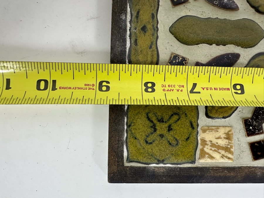 Pair Of Mid-Century Tile / Wooden Trivets [Photo 9]