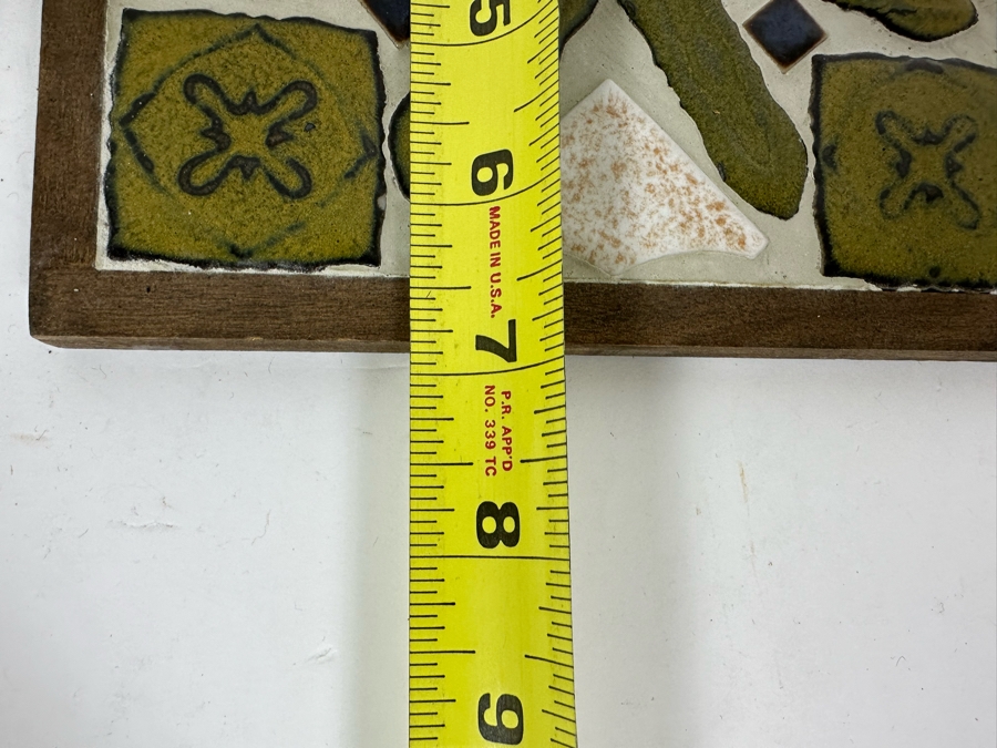 Pair Of Mid-Century Tile / Wooden Trivets [Photo 8]