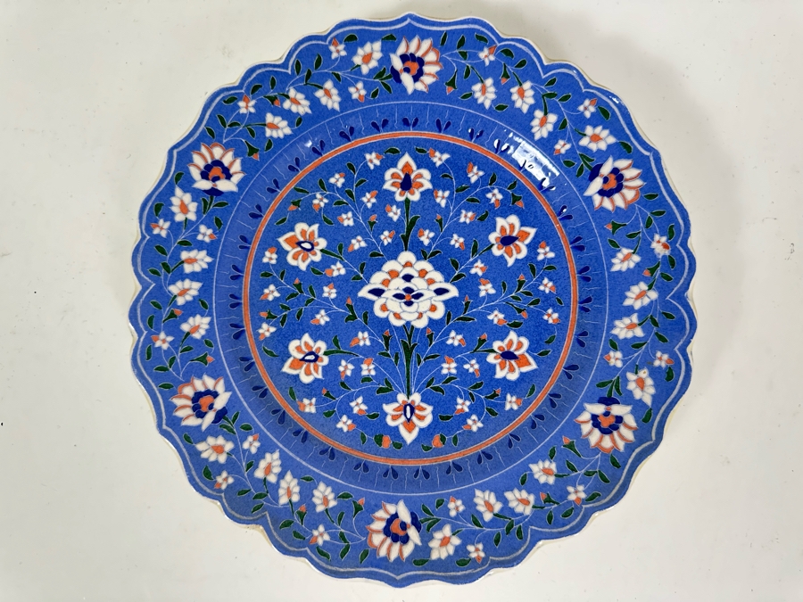 Hand Painted Turkish Plate Signed 11 5R   55254 N0m4 