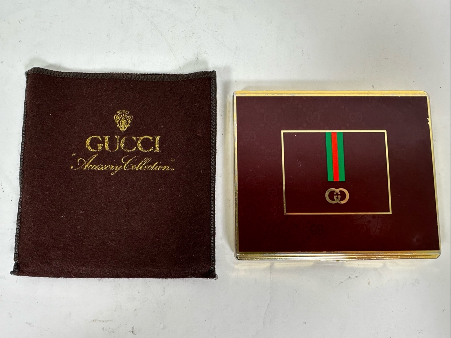 Vintage Gucci Cigarette Case Anniversary Collection 4 X 3.5 [Photo 3]