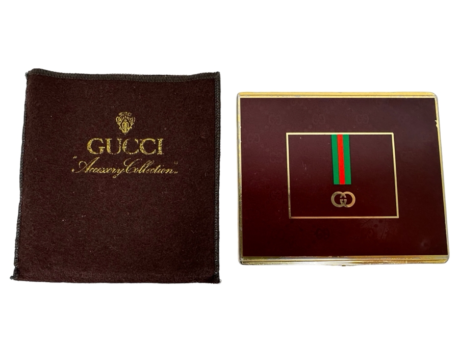 Vintage Gucci Cigarette Case Anniversary Collection 4 X 3.5