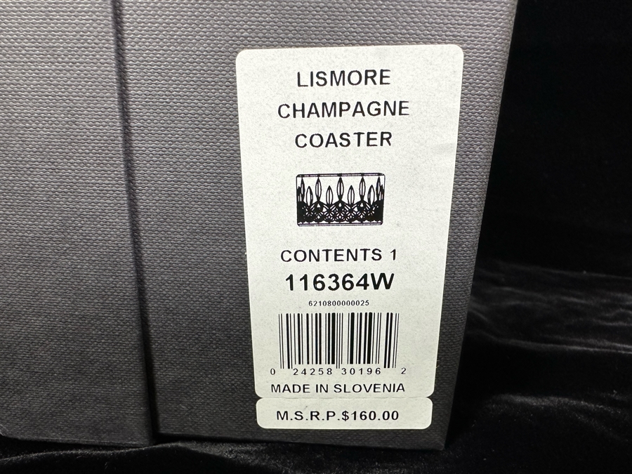 Waterford Crystal Lismore Champagne Coaster New In Box [Photo 9]