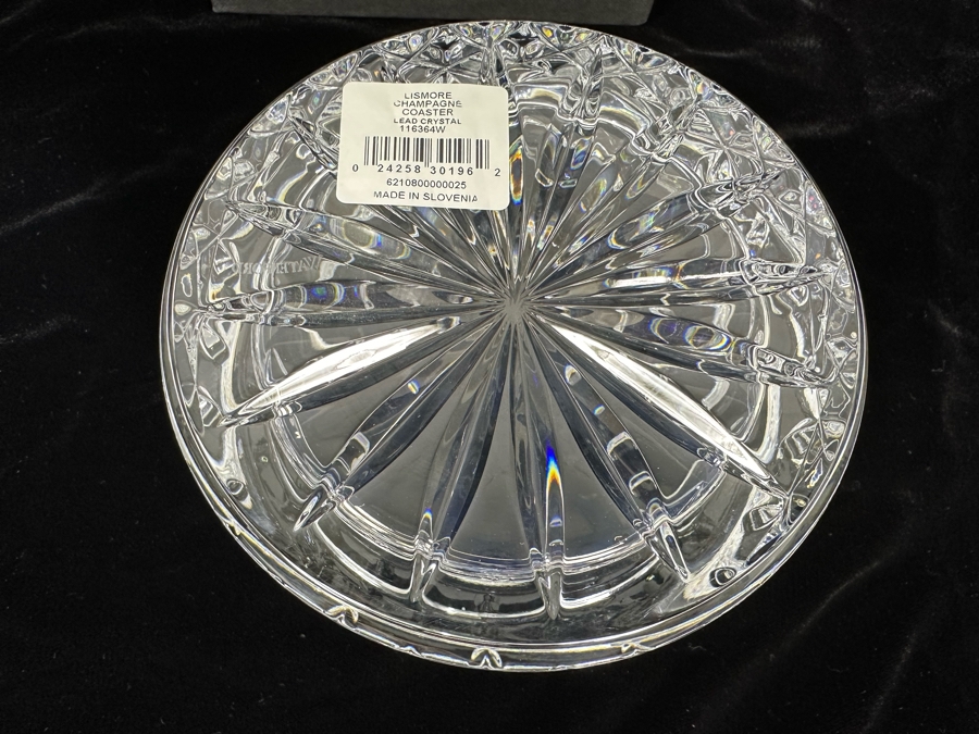Waterford Crystal Lismore Champagne Coaster New In Box [Photo 6]