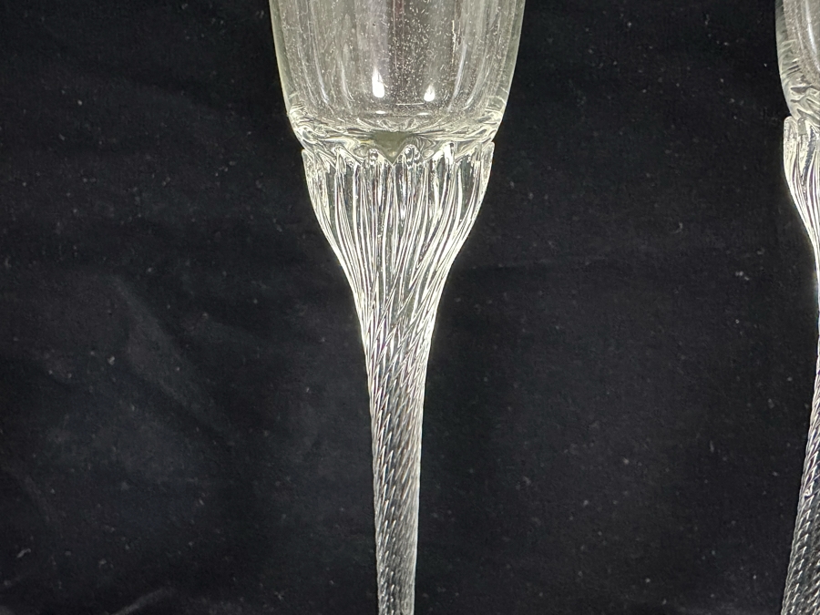 (4) Crystal Stemware Glasses 8.5H [Photo 3]