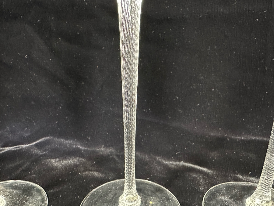 (4) Crystal Stemware Glasses 8.5H [Photo 4]