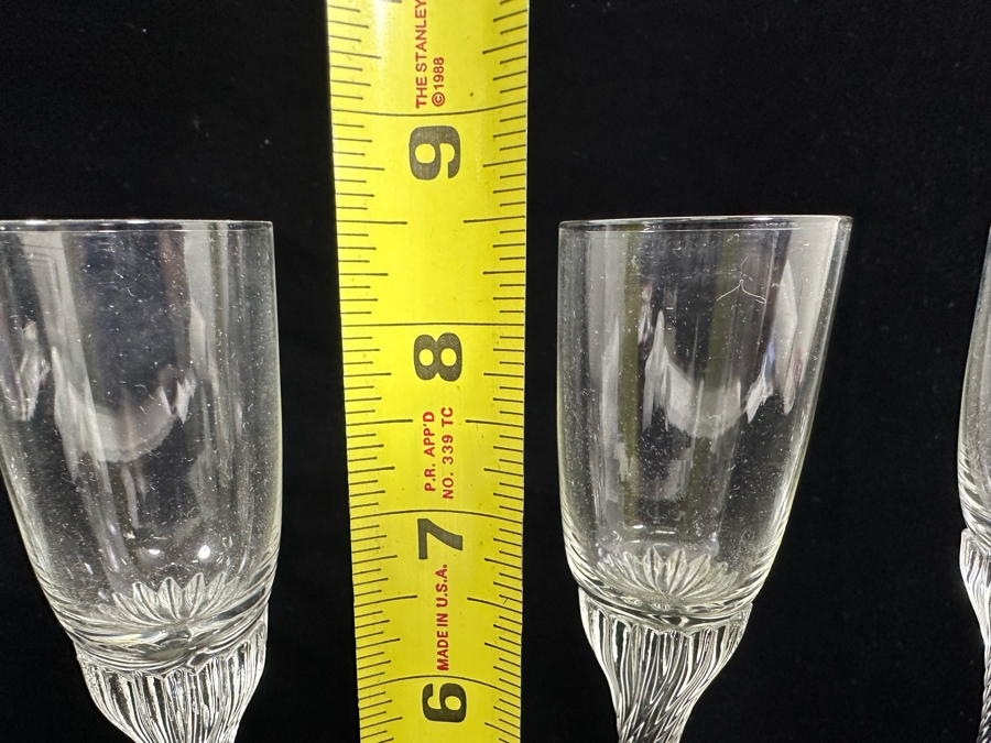 (4) Crystal Stemware Glasses 8.5H [Photo 6]