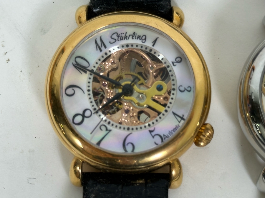 Pair Of Women's Stuhrling Wrist Watches One With Box [Photo 11]