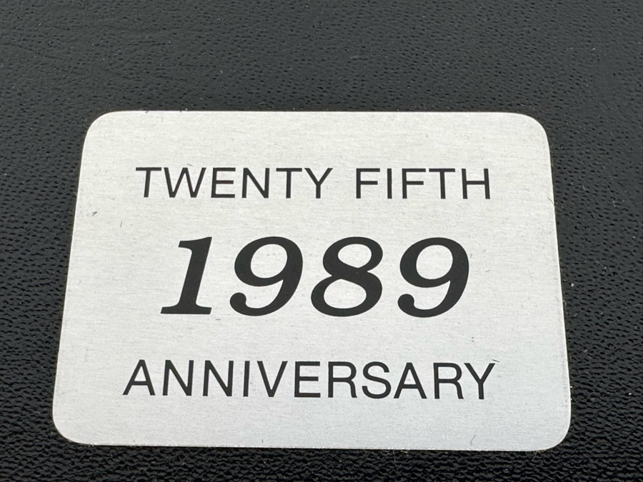 Northrop 1989 25 Years 25th Anniversary Commemorative Medal Medallion With Box 3' [Photo 6]