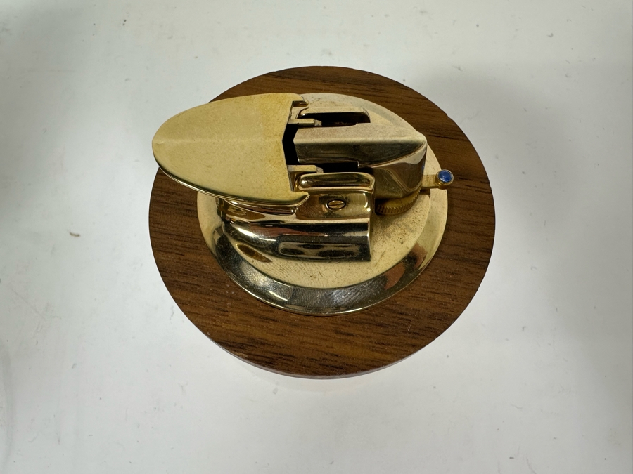 Vintage Mid-Century Varaflame La Ronde Lighter Fashioned By Ronson With Original Box [Photo 4]