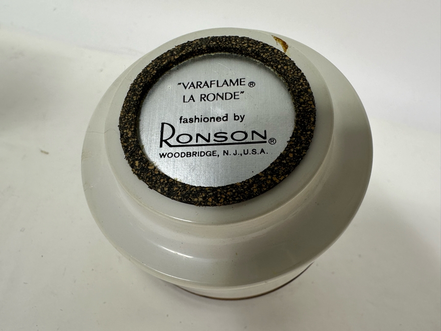 Vintage Mid-Century Varaflame La Ronde Lighter Fashioned By Ronson With Original Box [Photo 6]