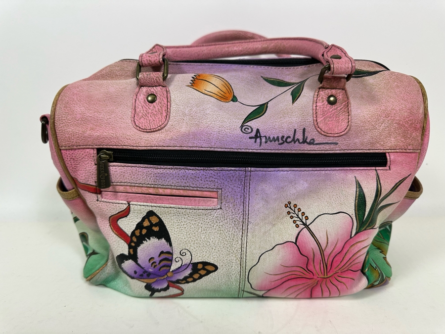 Anuschka Hand Painted Leather Handbag