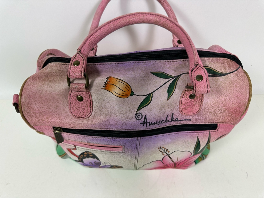 Anuschka Hand Painted Leather Handbag [Photo 4]