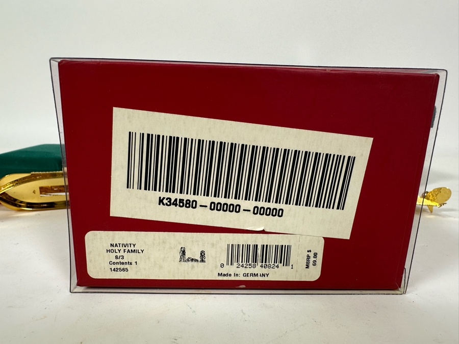 Christmas Ornament Lot Includes Waterford Marquis 3-Piece Nativity Scene, Wedgwood, Lenox & Towle [Photo 11]