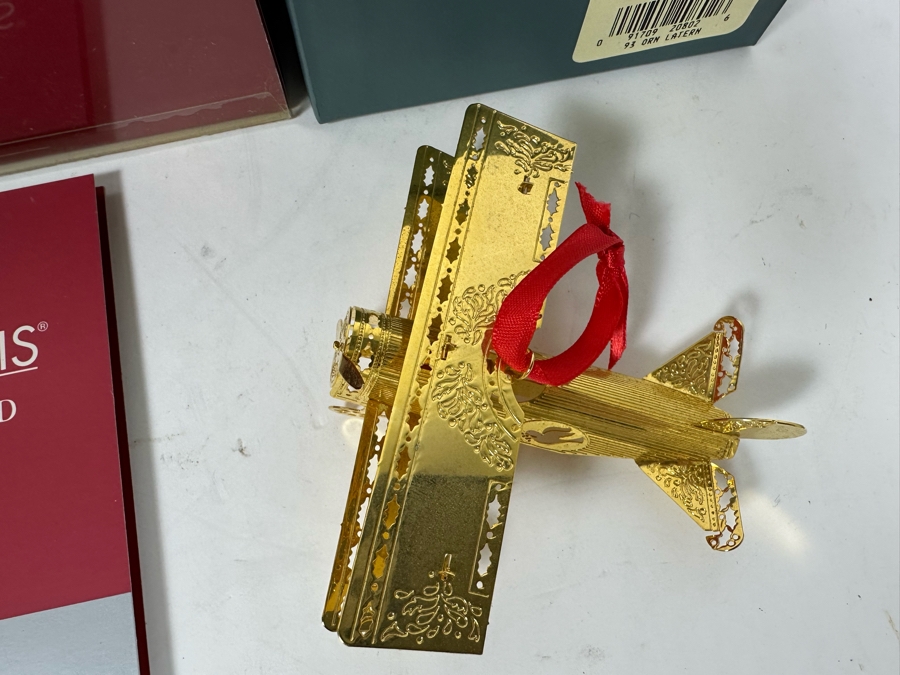 Christmas Ornament Lot Includes Waterford Marquis 3-Piece Nativity Scene, Wedgwood, Lenox & Towle [Photo 7]