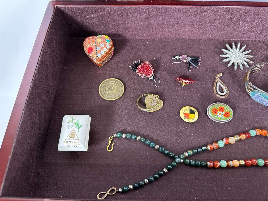 Machinist Style Jewelry Tool Box With Costume Jewelry - See Photos 24W X 11D X 17.5 [Photo 9]