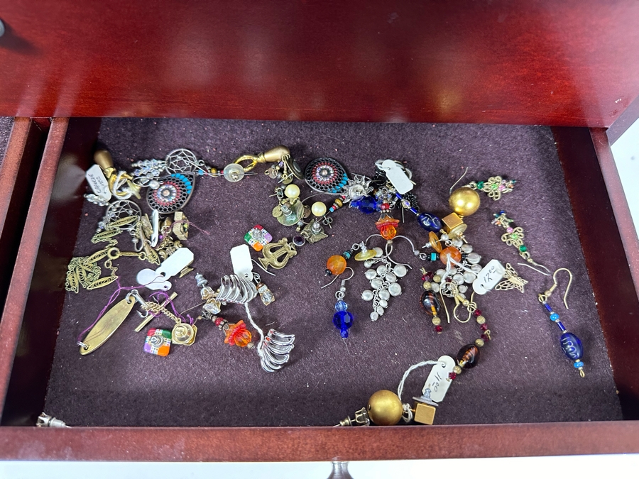 Machinist Style Jewelry Tool Box With Costume Jewelry - See Photos 24W X 11D X 17.5 [Photo 11]