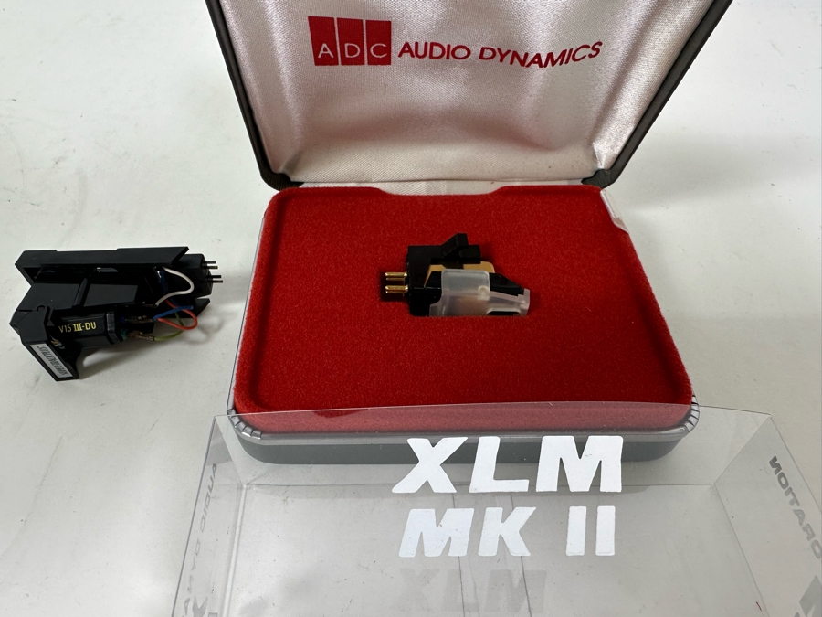New Old Stock Audio Dynamics ADC XLM MK II Record Player Cartridge With Needle And Box Plus SHURE V15 III-DU Record Player Cartridge With Needle [Photo 3]