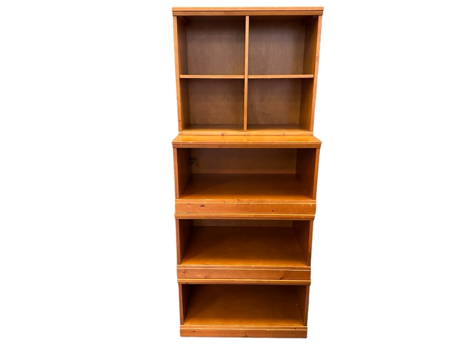 Pottery Barn 4-Piece Wooden Bookcase Shelving 29W X 21D X 70.5H