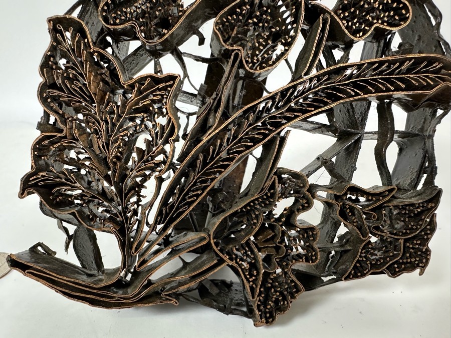 Vintage Metal Batik Stamp Cap Chop 6.5W X 7.5H X 3D [Photo 4]