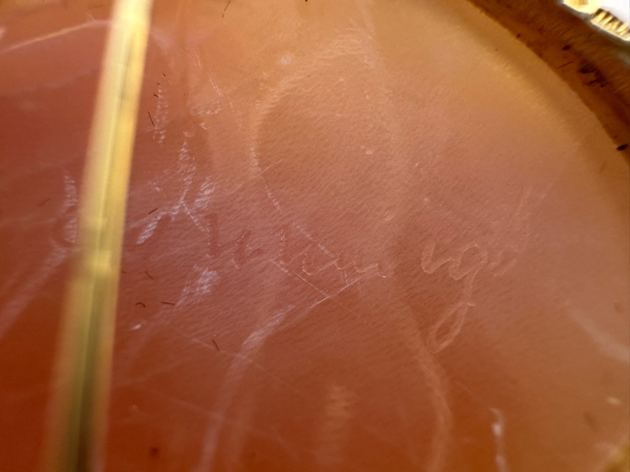 Vintage 14K Gold Carved Shell Cameo Signed Brooch Pin Pendant Italy 7.9g [Photo 8]