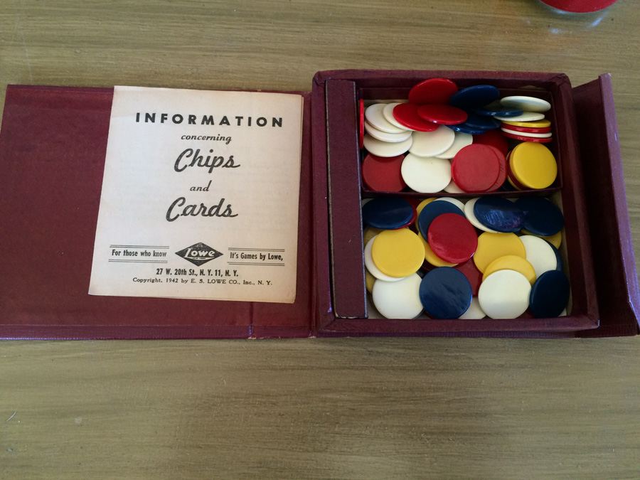 Pair of Vintage Travel Games Backgammon & Chips E.S. Lowe [Photo 11]