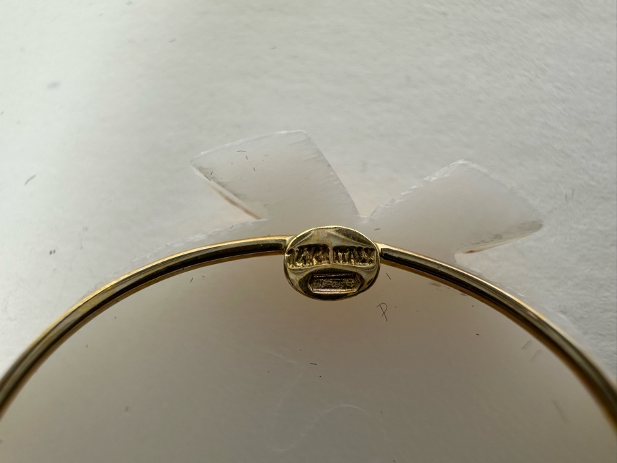 Vintage 14K Gold Carved Shell Cameo Signed Brooch Pin Pendant Italy 8.4g [Photo 8]