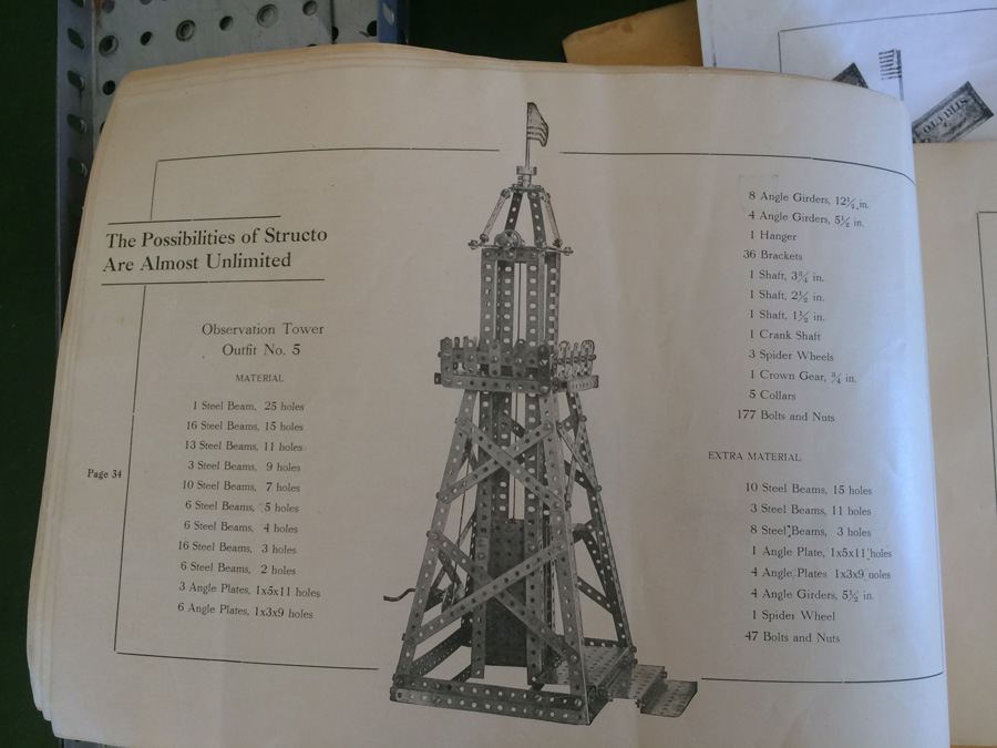 Vintage Erector Set in Wooden Box [Photo 21]