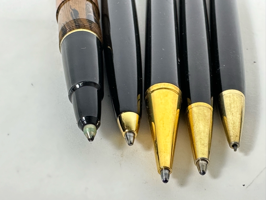 Four Ballpoint Pens (Recife, Yves Saint Laurent, Reflections, Colibri) Plus One Mechanical Pencil [Photo 14]