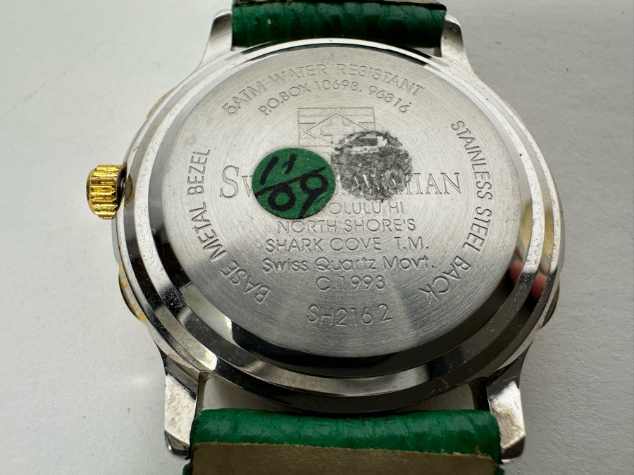 Women's Swiss Hawaiian North Shore's Sharks Cove Diving Wristwatch 5atm SH2162 [Photo 9]