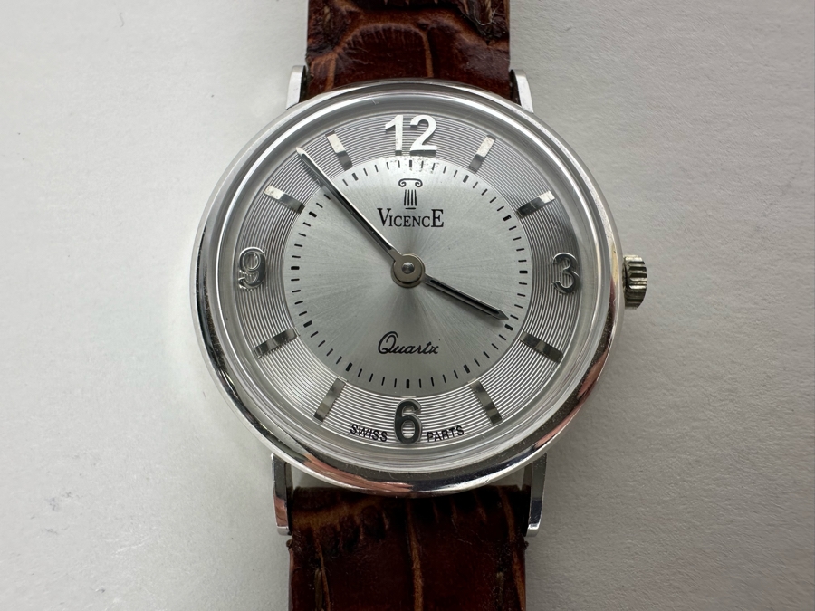 14K Gold Vicence Italy Women's Wristwatch 19.8g [Photo 6]