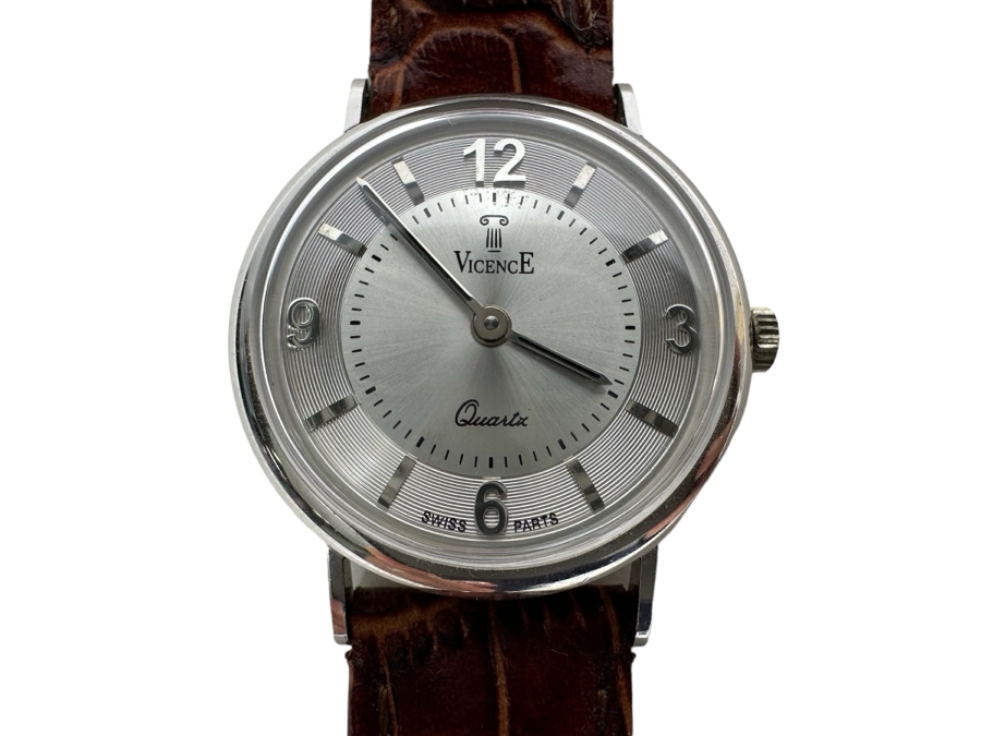 14K Gold Vicence Italy Women's Wristwatch 19.8g [Photo 2]