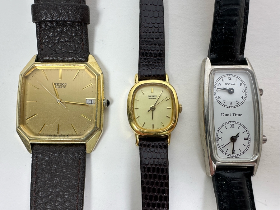 Two SEIKO Women's Wristwatches And Gotham Women's Wristwatch [Photo 4]