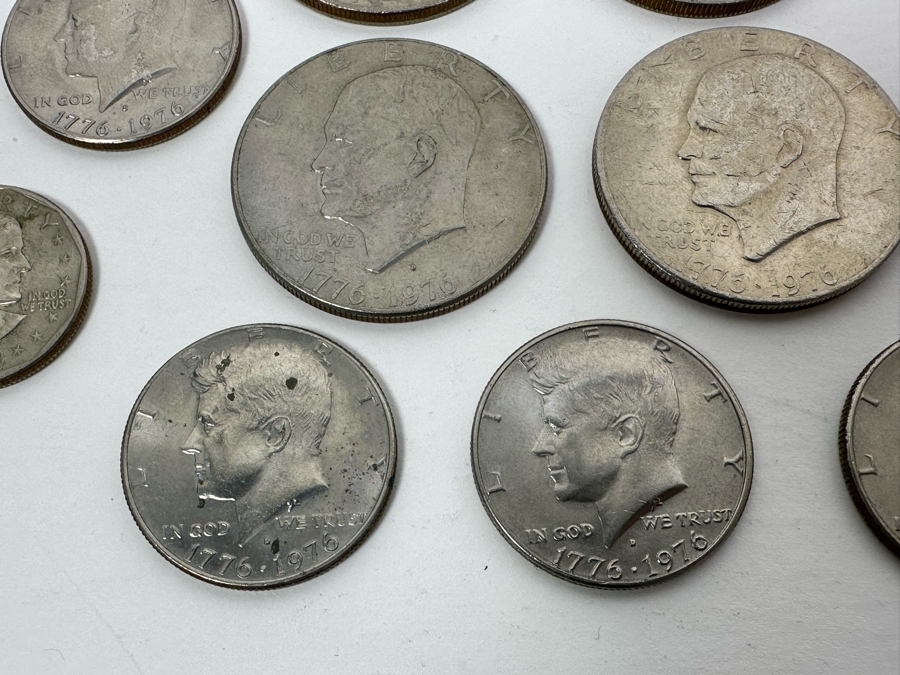 Coin Collection Featuring (8) Eisenhower One Dollar Coins, (12) Kennedy Half Dollars And (4) Susan B. Anthony Dollars [Photo 6]