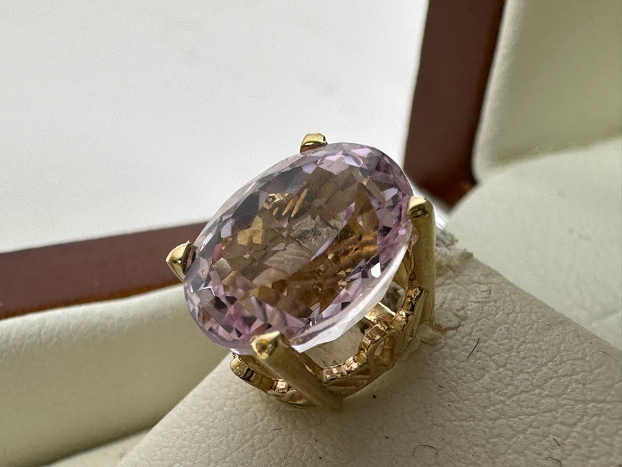 14K Gold Kunzite Earrings 3g [Photo 10]