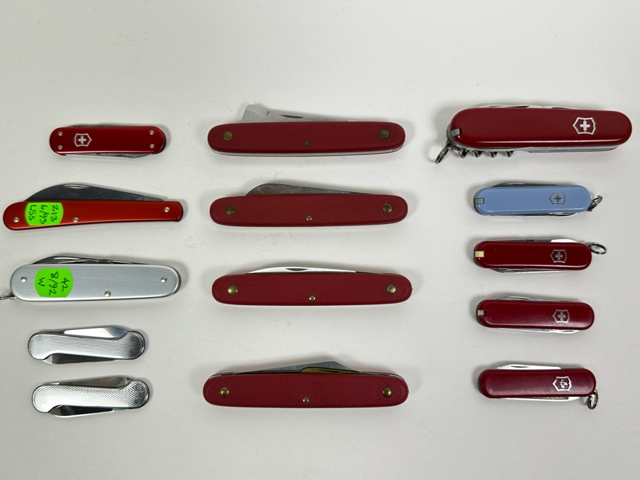 Collection Of Various Pocket Knives Including Swiss Army Knives [Photo 2]
