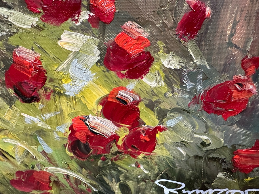 Large Original Seascape Oil On Canvas Signed Painting 48 X 72 Framed 58.5 X 82.5 [Photo 14]