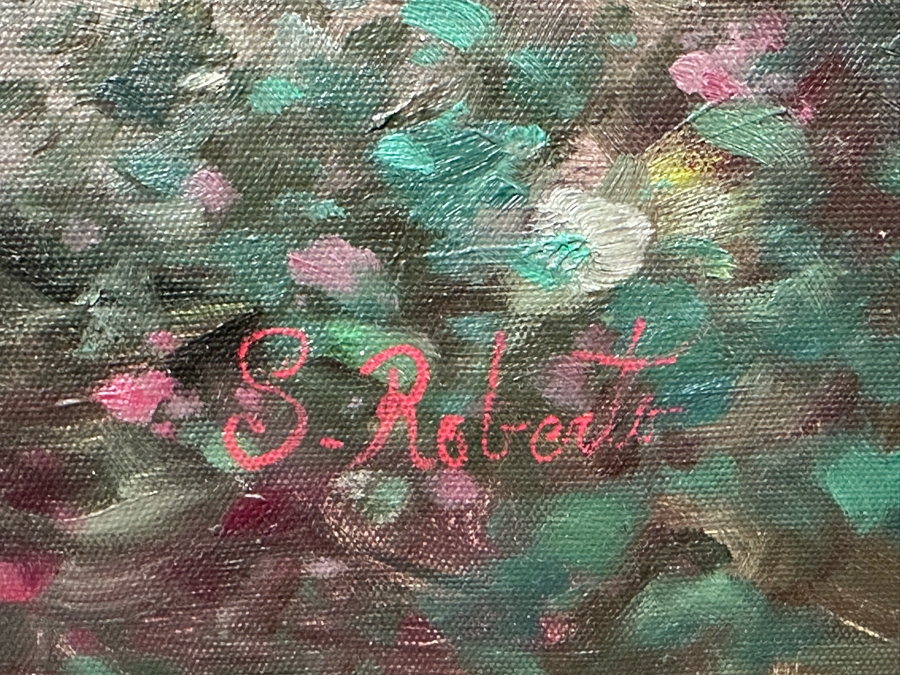 Original Seascape Oil On Canvas Painting Signed S. Roberto 36 X 24 Framed 45 X 33 [Photo 10]