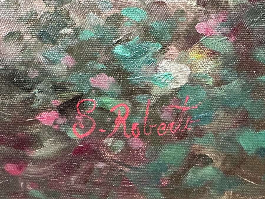 Original Seascape Oil On Canvas Painting Signed S. Roberto 36 X 24 Framed 45 X 33 [Photo 11]