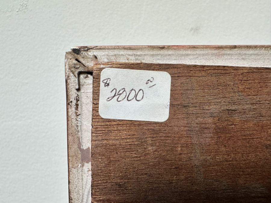 Large Original Cityscape Seascape Oil On Canvas Painting Signed Johnson 36 X 48 Framed 48 X 60 Retails $2,800 [Photo 19]