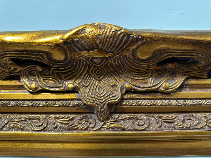 Large Original Cityscape Seascape Oil On Canvas Painting Signed Johnson 36 X 48 Framed 48 X 60 Retails $2,800 [Photo 15]