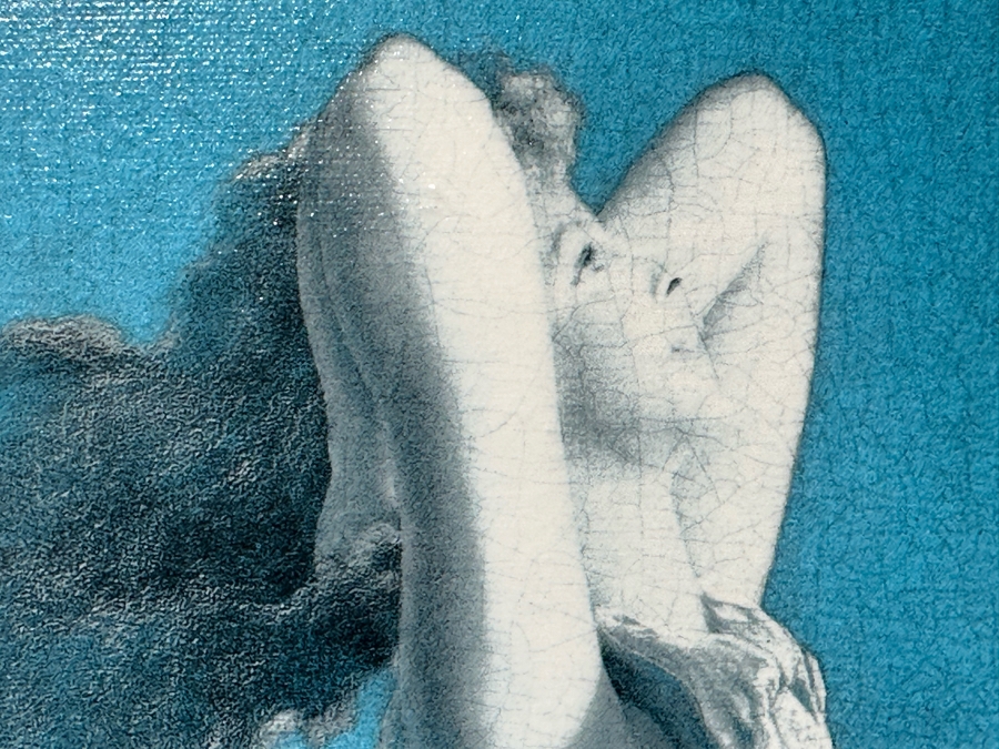 Maxfield Parrish (1870-1966) Canvas Print Titled Ecstasy, 1930 24 X 34 Framed 29.5 X 39.5 [Photo 10]