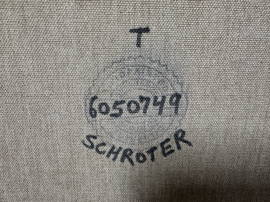 Original Still Life With Parrot And Fruit Painting On Canvas Signed Schroter 40 X 30 Framed 54.5 X 45 [Photo 22]