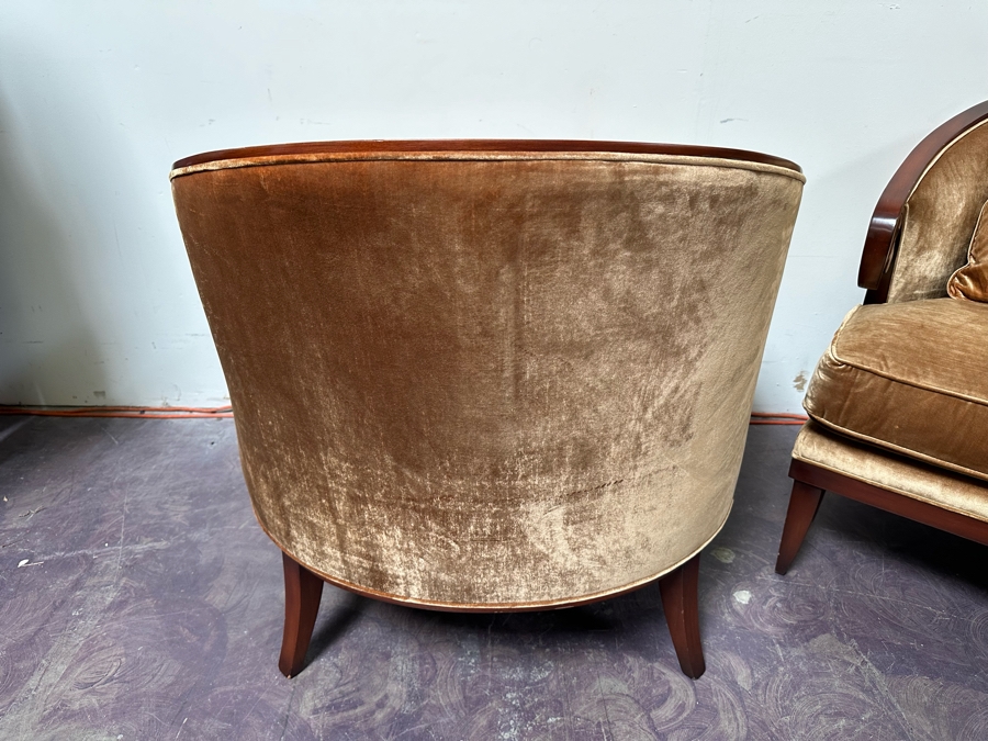 Pair Of Upholstered Armchairs 34W X 36D X 34H [Photo 11]