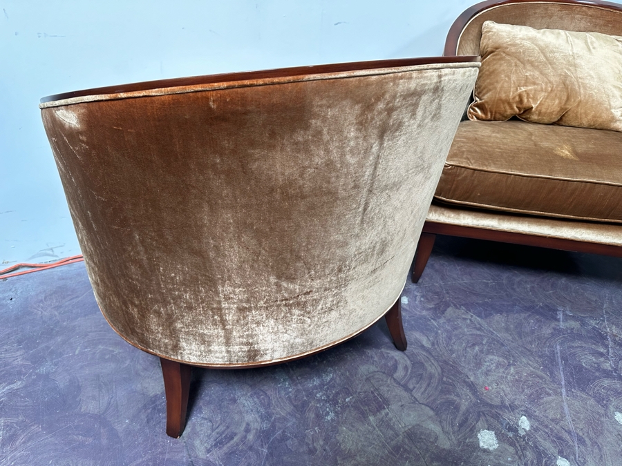 Pair Of Upholstered Armchairs 34W X 36D X 34H [Photo 12]