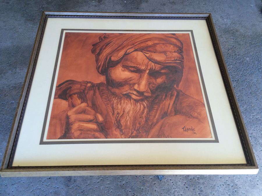 Original Painting by T. Lande 1972